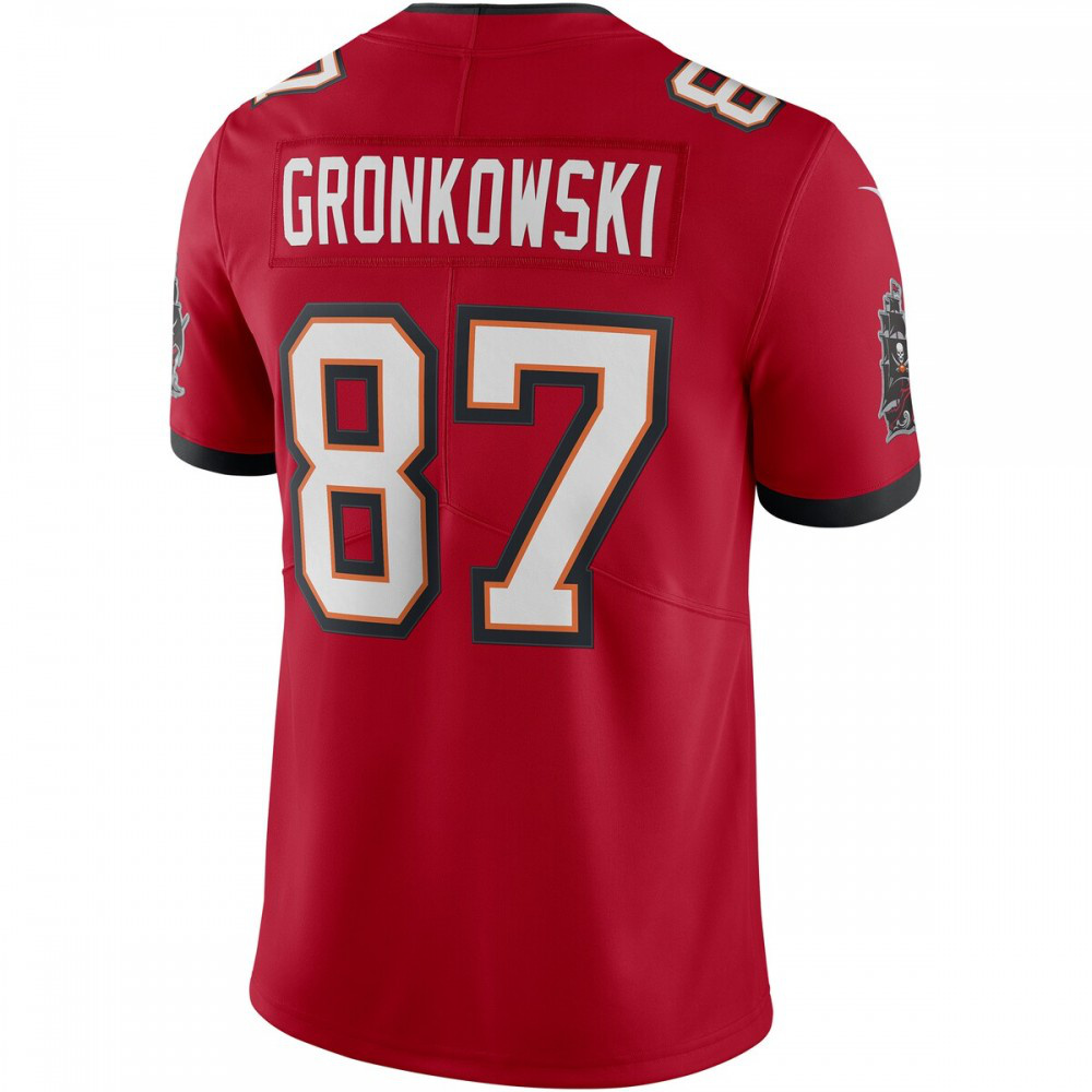 Rob Gronkowski Tampa Bay Buccaneers Nike Vapor Limited Jersey - Red-GridironStore